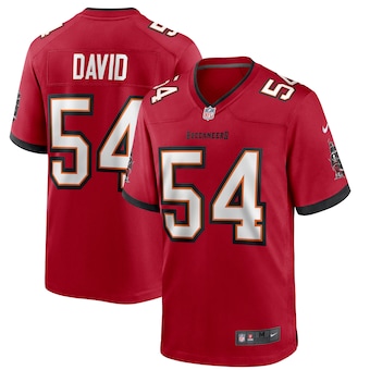 mens nike lavonte david red tampa bay buccaneers player game